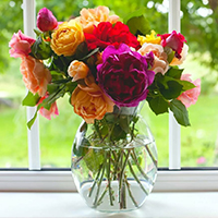 Цветы в вазе